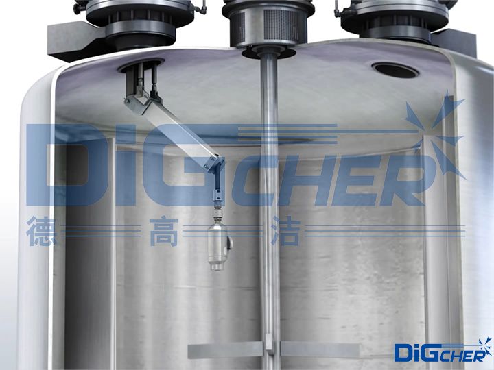 自動(dòng)化清洗反應(yīng)釜示意圖