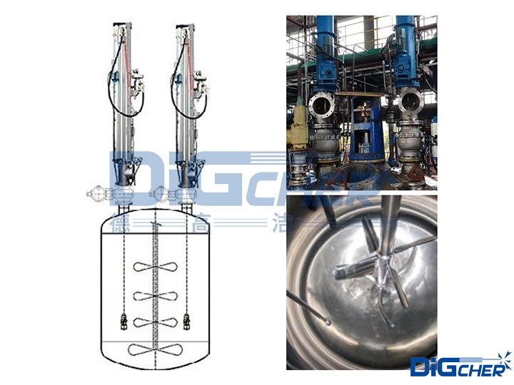 德高潔高壓水密閉式反應(yīng)釜自動清洗系統(tǒng)