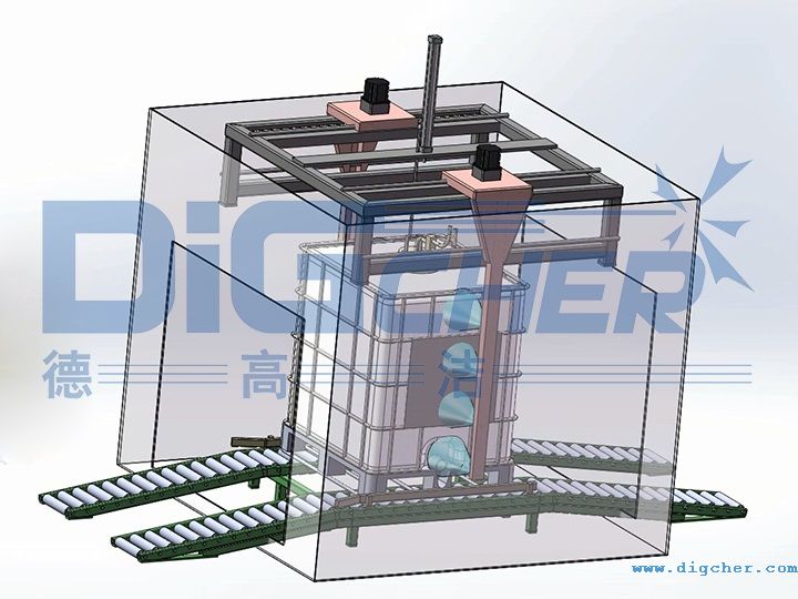 ICB噸桶高壓水自動(dòng)清洗線